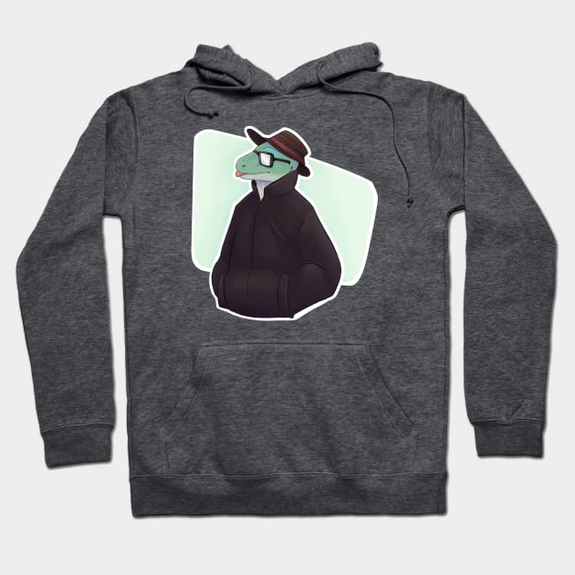 Undercover Lizard Hoodie by Fuzzycryptid